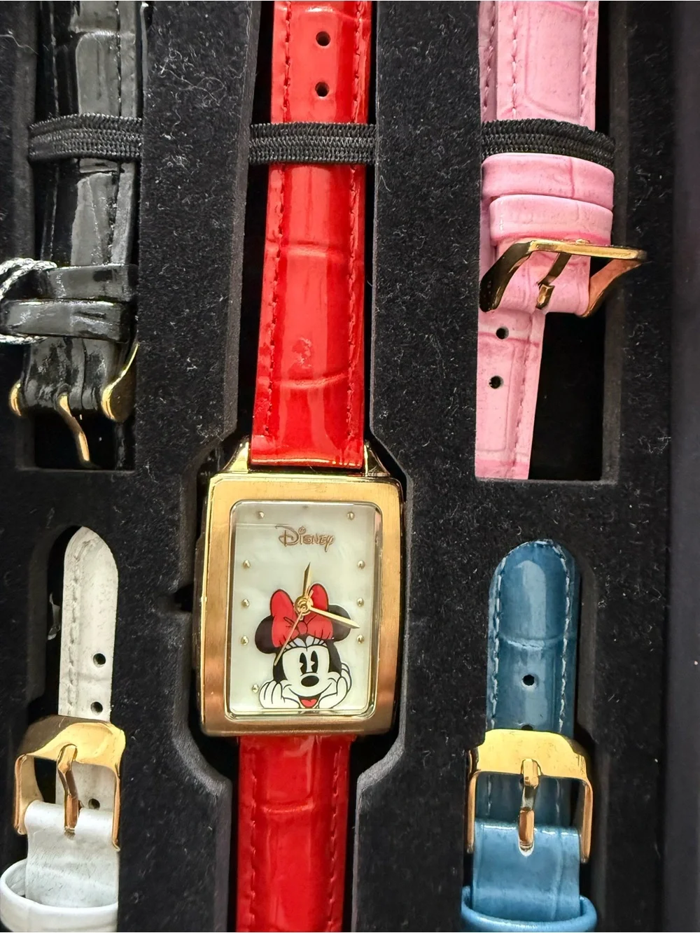 Women’s Disney Minnie Mouse Interchangeable Watch Gift Set – New in Box
